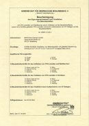 Bescheinigung CFK-Lamellen, gültig bis 30.09.2024
